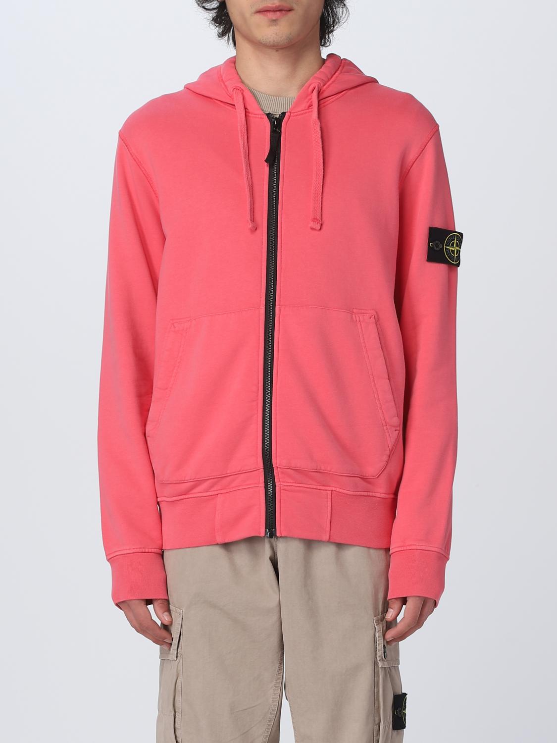STONE ISLAND 卫衣: 卫衣 男士 Stone Island, 红色 - Img 1