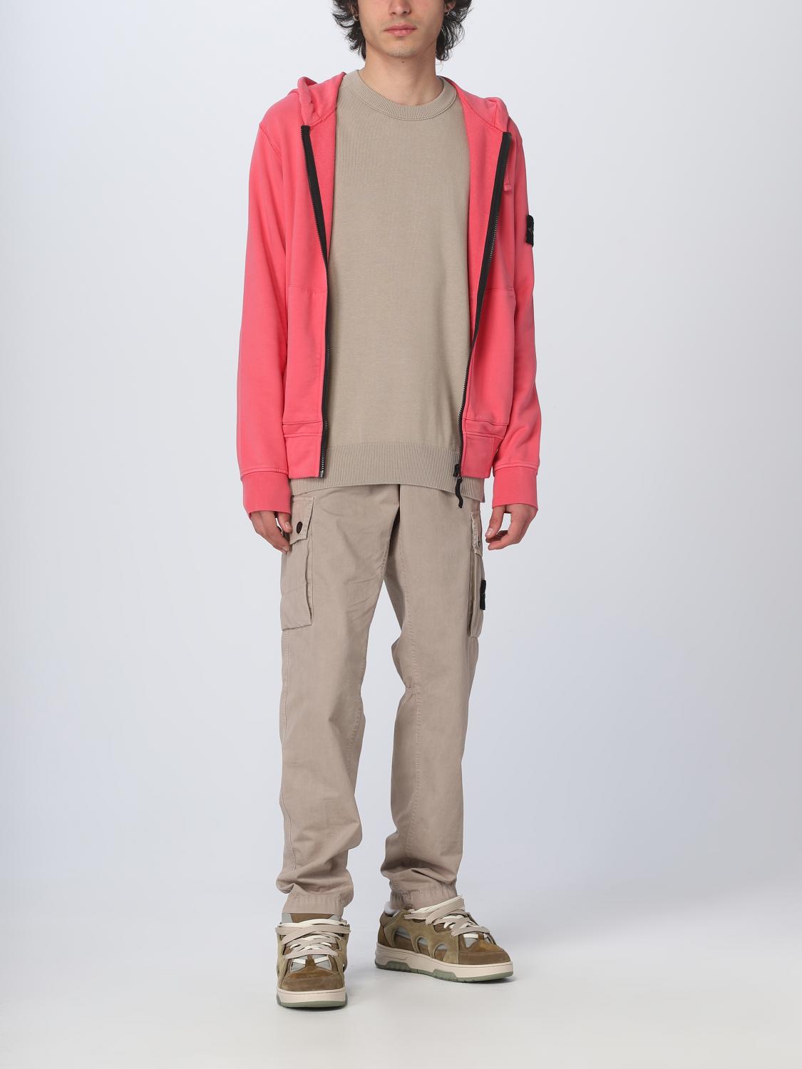 STONE ISLAND 卫衣: 卫衣 男士 Stone Island, 红色 - Img 2