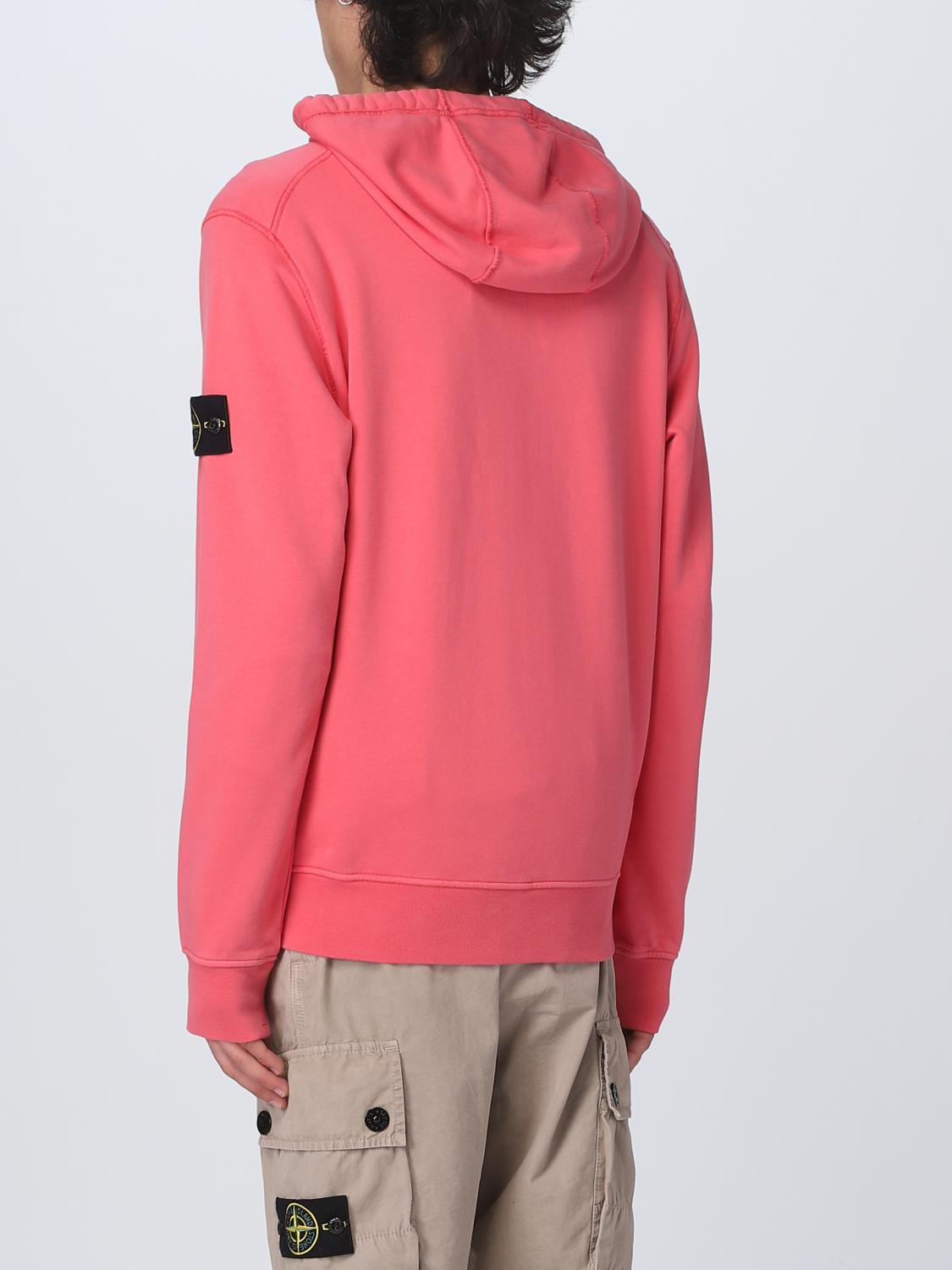 STONE ISLAND 卫衣: 卫衣 男士 Stone Island, 红色 - Img 3