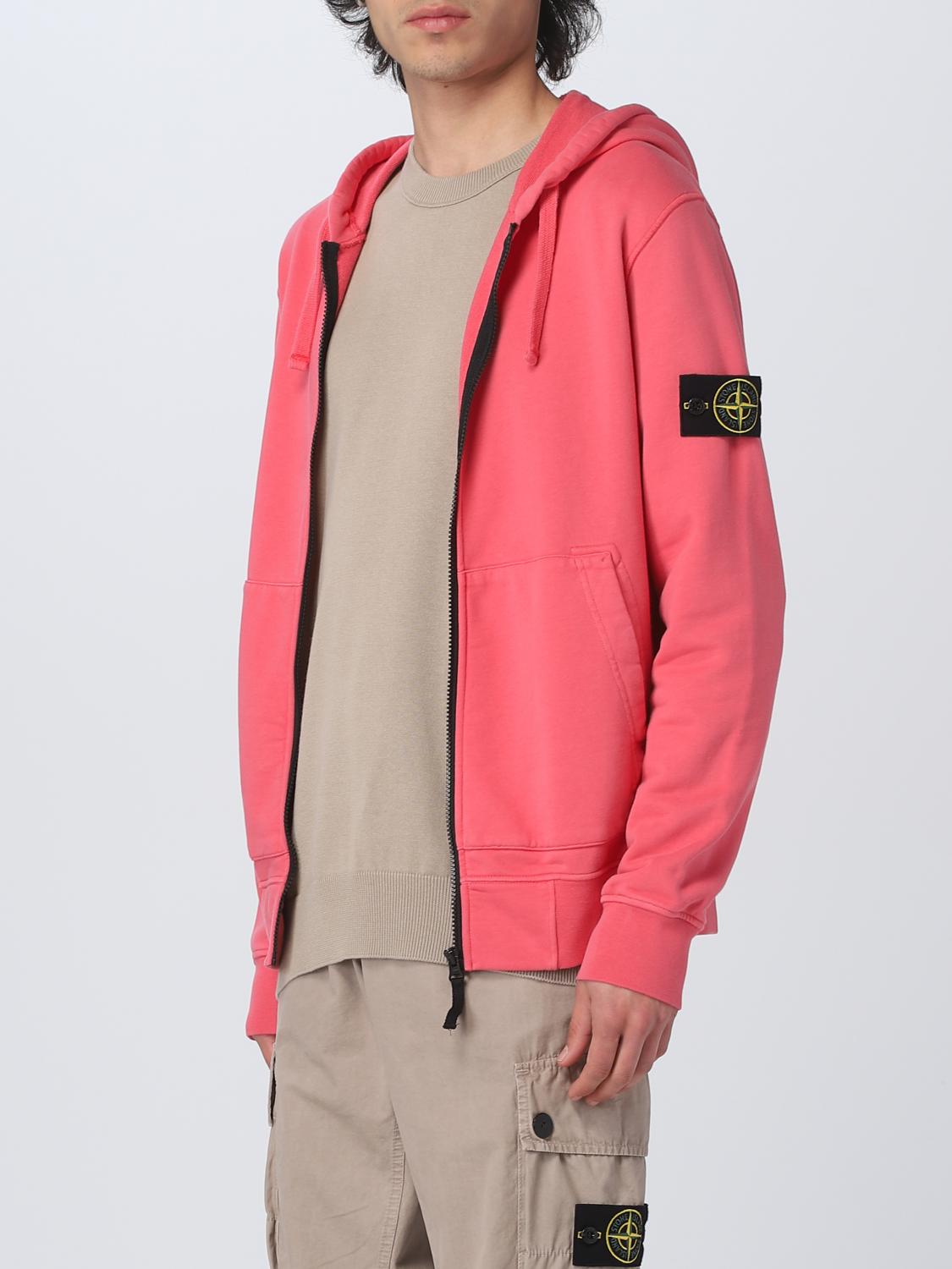 STONE ISLAND 卫衣: 卫衣 男士 Stone Island, 红色 - Img 4