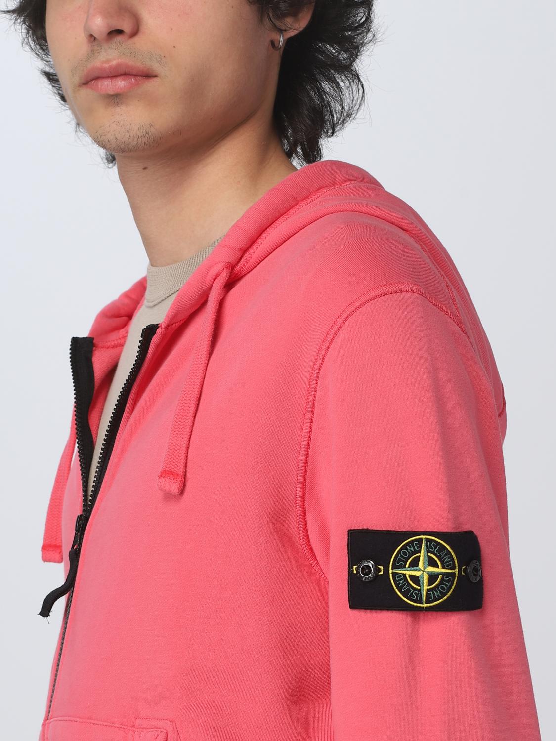 STONE ISLAND 卫衣: 卫衣 男士 Stone Island, 红色 - Img 5