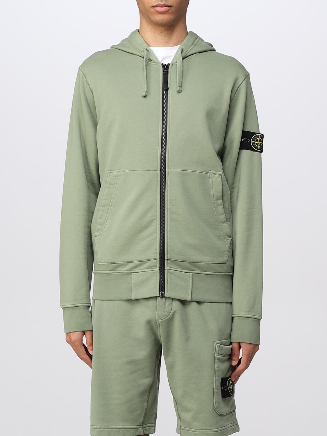 STONE ISLAND SWEATSHIRT: Sweatshirt men Stone Island, Military - Img 1