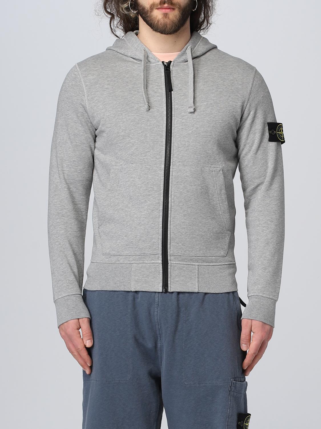 STONE ISLAND SUDADERA: Sudadera hombre Stone Island, Grisáceo - Img 1