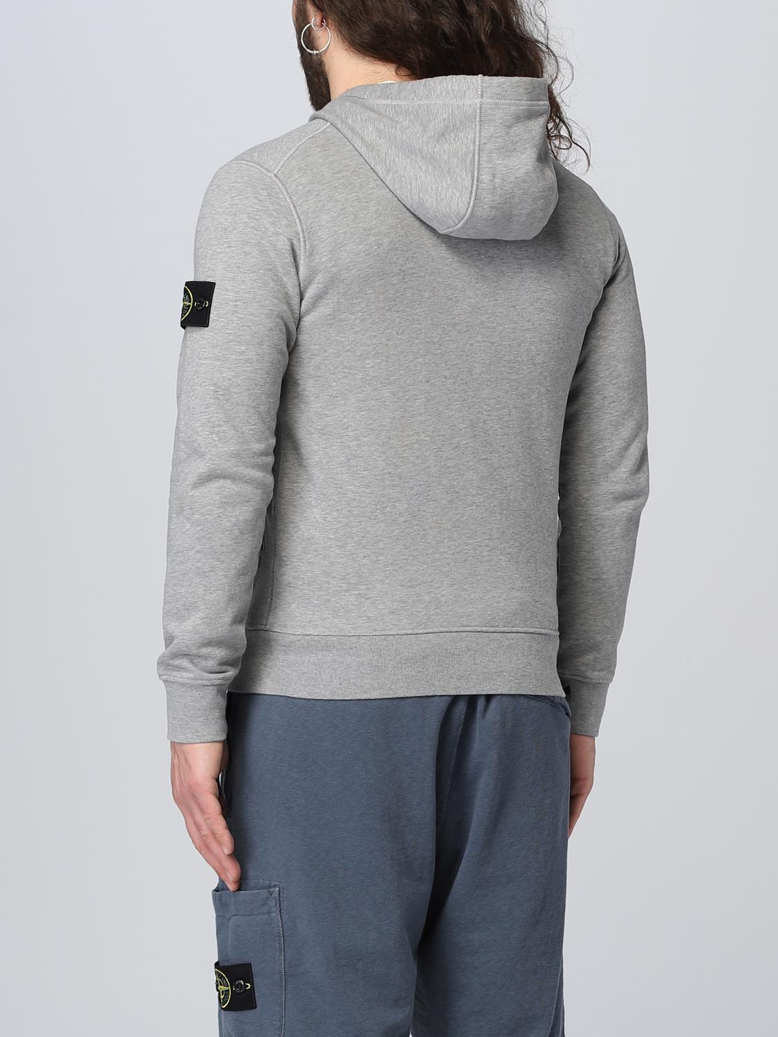 STONE ISLAND SUDADERA: Sudadera hombre Stone Island, Grisáceo - Img 3