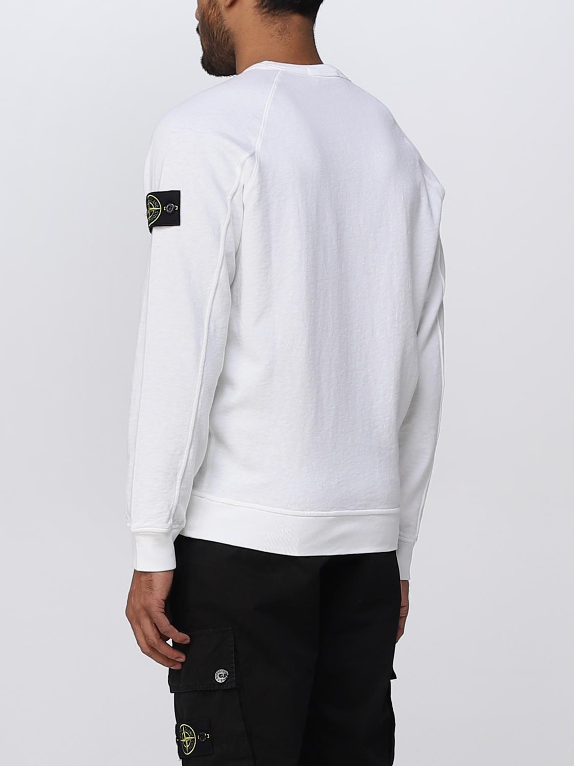 STONE ISLAND SWEATSHIRT: Sweatshirt men Stone Island, White - Img 3