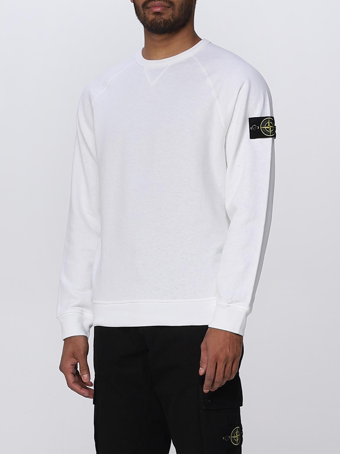 STONE ISLAND SWEATSHIRT: Sweatshirt men Stone Island, White - Img 4