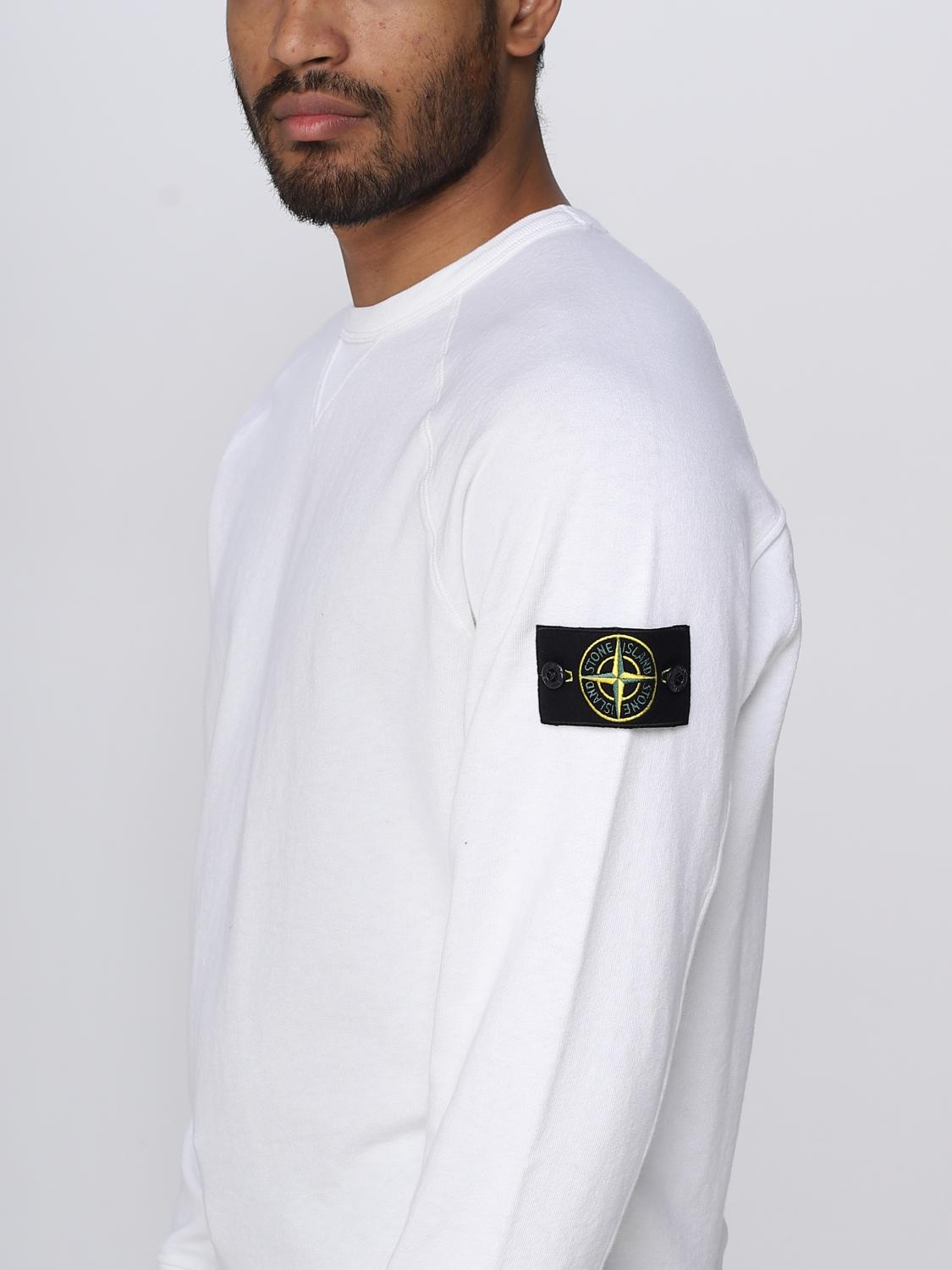 STONE ISLAND SWEATSHIRT: Sweatshirt men Stone Island, White - Img 5