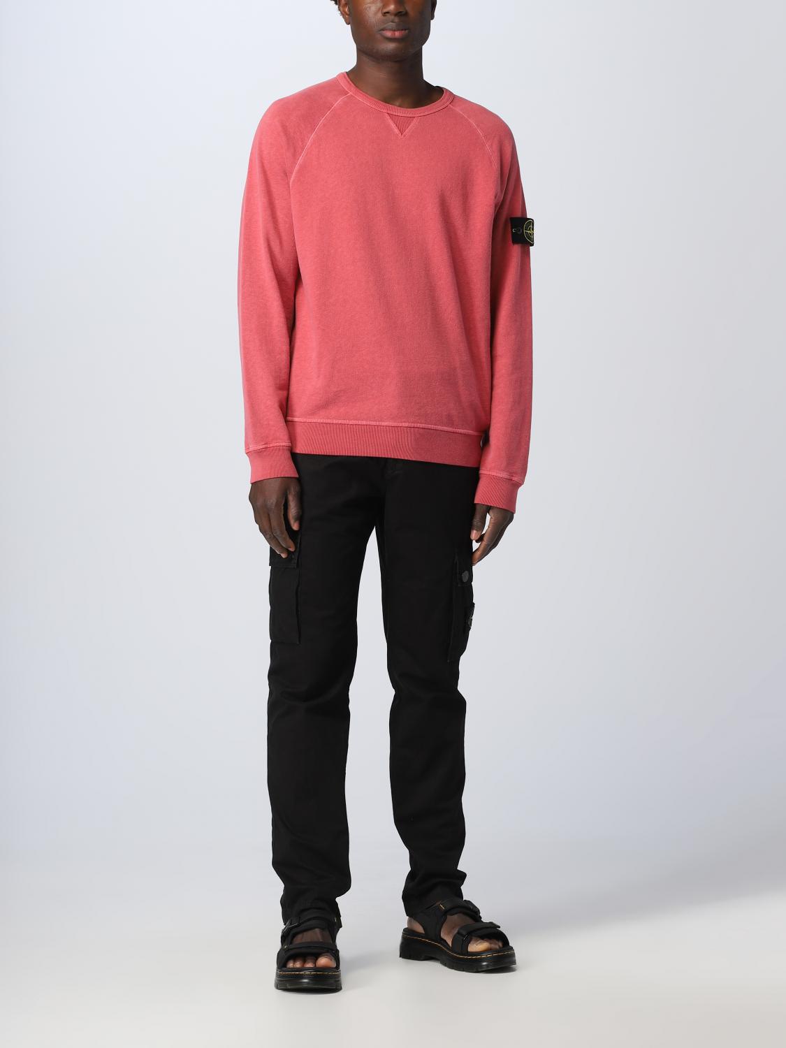 STONE ISLAND 스웨트셔츠: 스웨트셔츠 남성 Stone Island, 후쿠시아 - Img 2