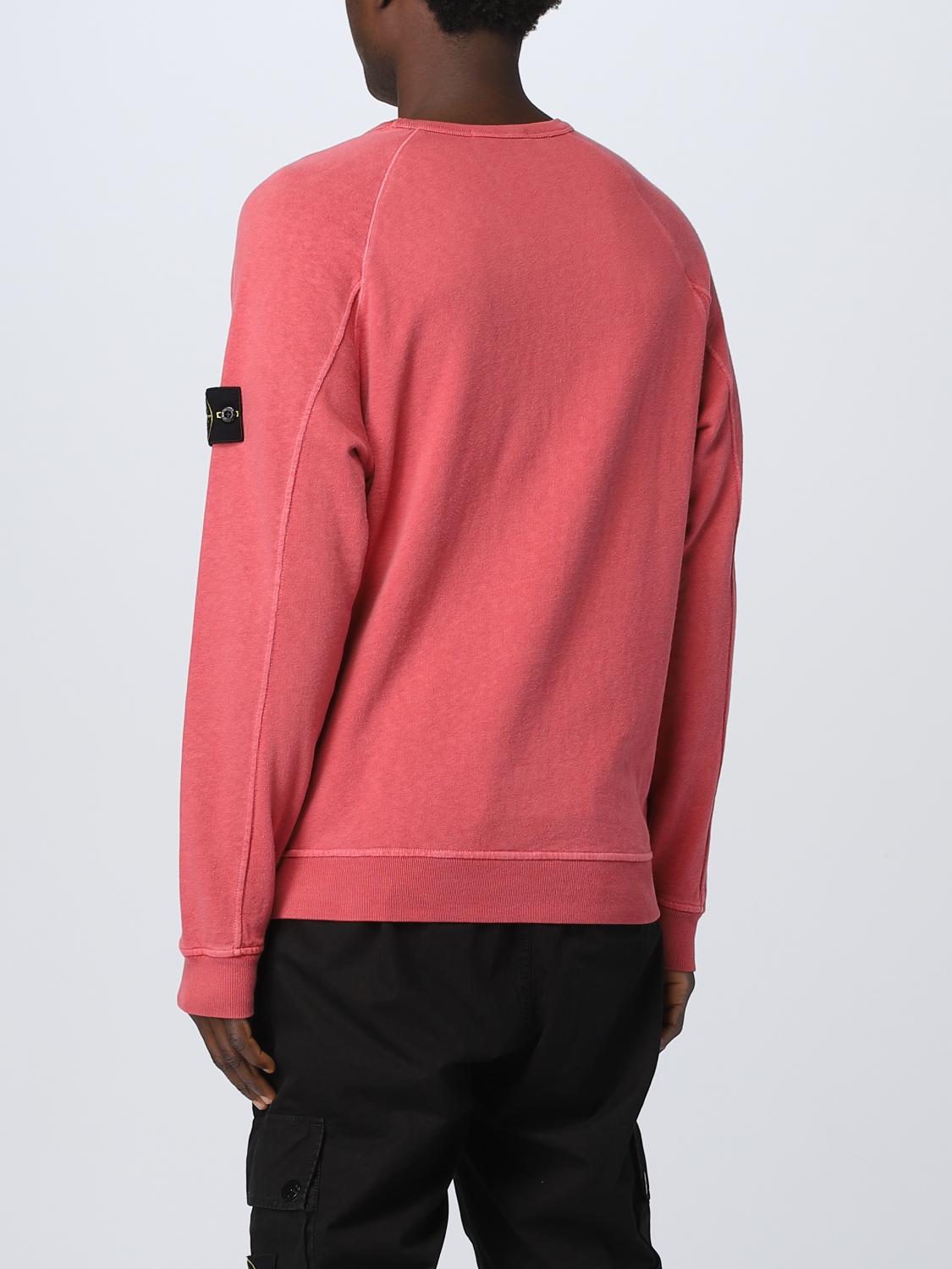 STONE ISLAND 스웨트셔츠: 스웨트셔츠 남성 Stone Island, 후쿠시아 - Img 3