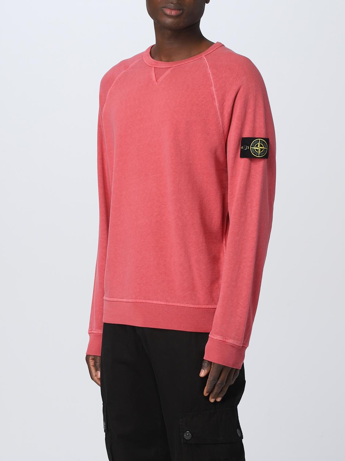 STONE ISLAND 스웨트셔츠: 스웨트셔츠 남성 Stone Island, 후쿠시아 - Img 4