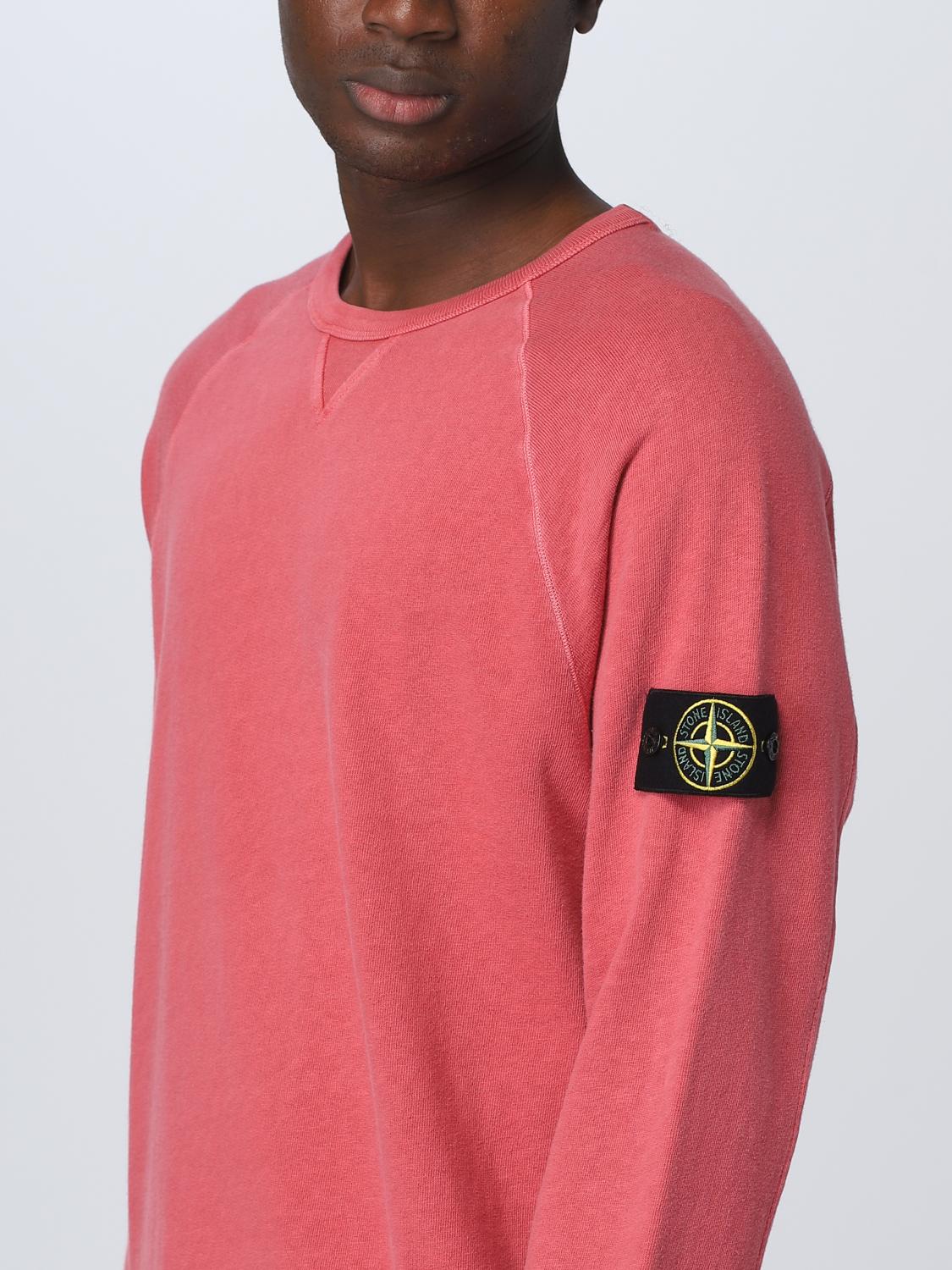 STONE ISLAND 스웨트셔츠: 스웨트셔츠 남성 Stone Island, 후쿠시아 - Img 5