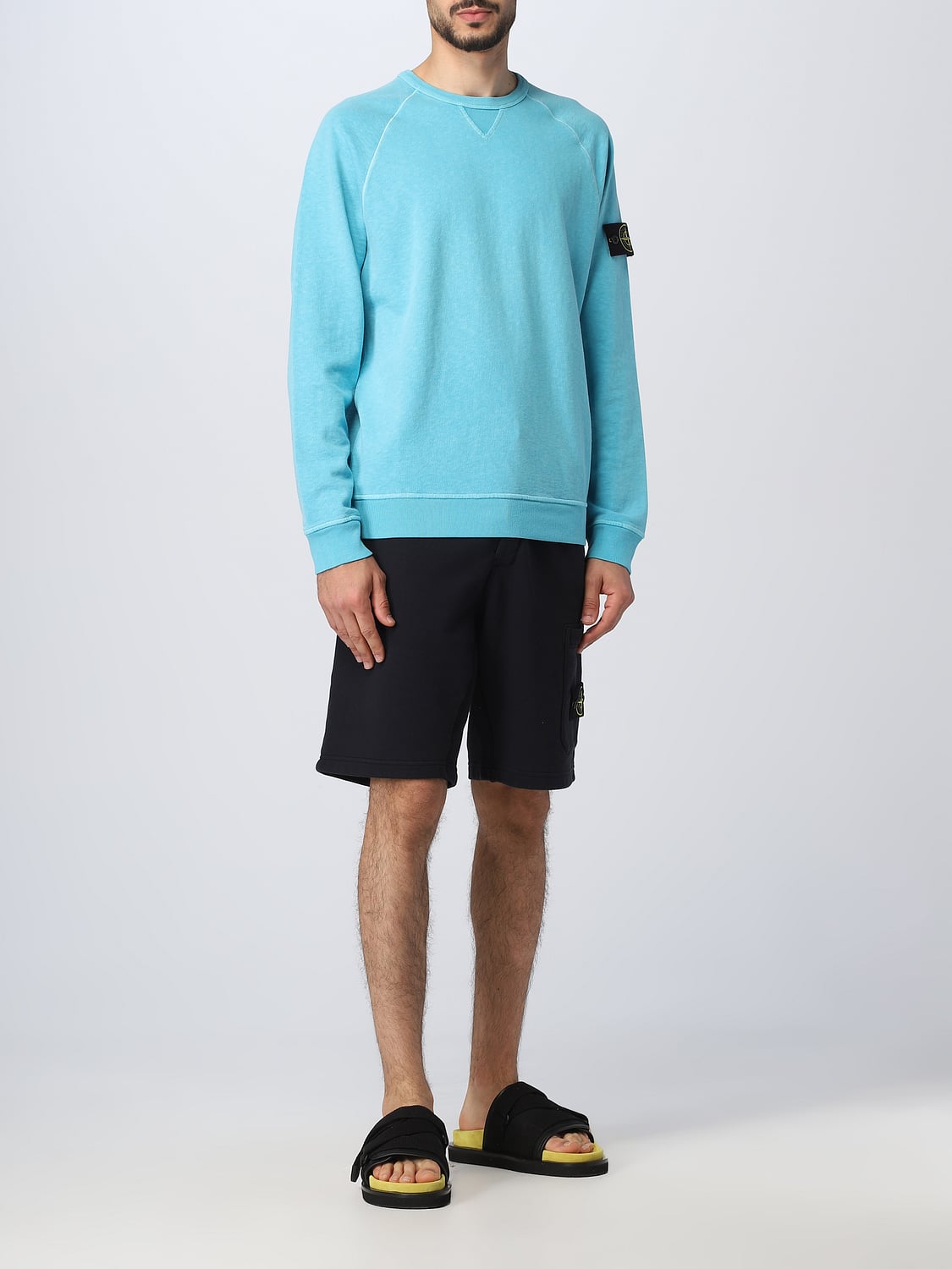 STONE ISLAND SUDADERA: Sudadera hombre Stone Island, Turquesa - Img 2