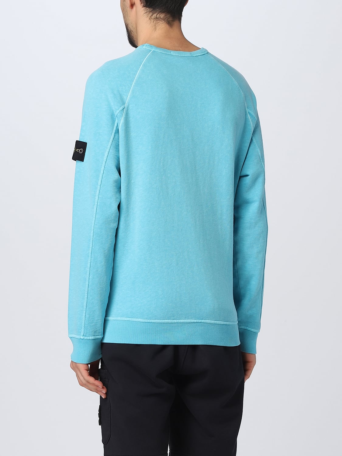 STONE ISLAND SUDADERA: Sudadera hombre Stone Island, Turquesa - Img 3