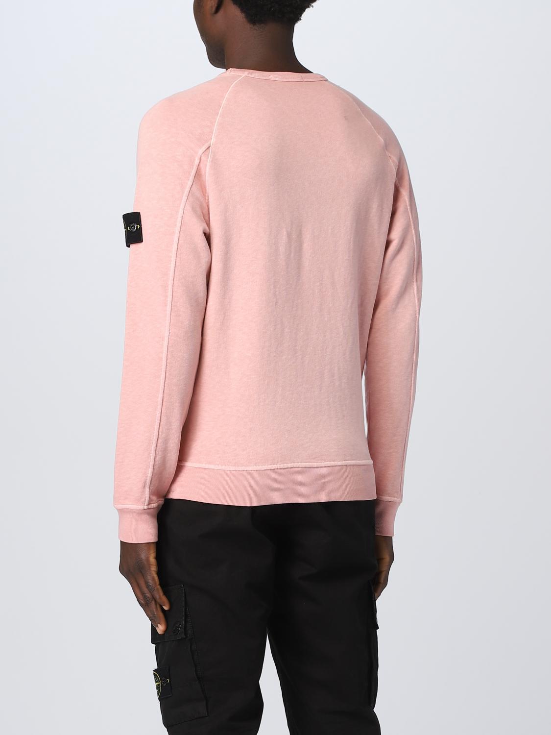 STONE ISLAND 스웨트셔츠: 스웨트셔츠 남성 Stone Island, 핑크 - Img 3