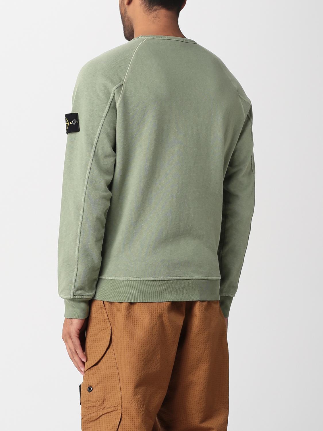 STONE ISLAND SUDADERA: Sudadera hombre Stone Island, Verde Salvia - Img 3