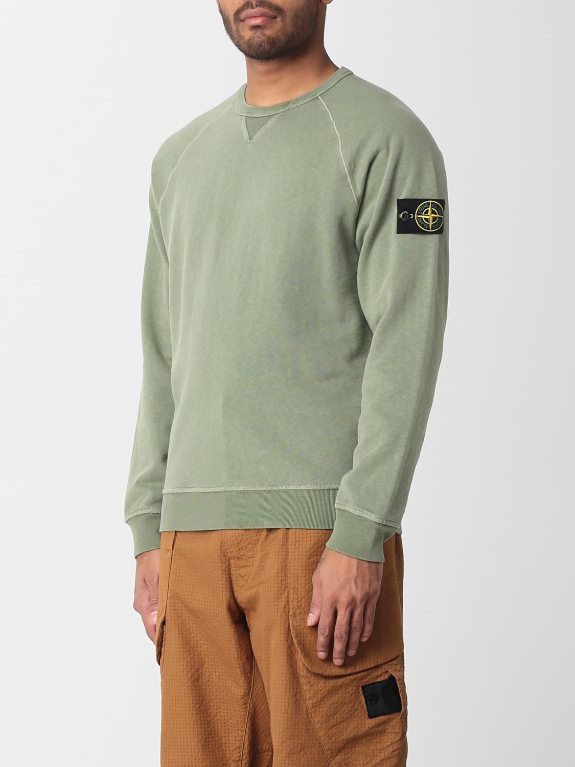 STONE ISLAND SUDADERA: Sudadera hombre Stone Island, Verde Salvia - Img 4