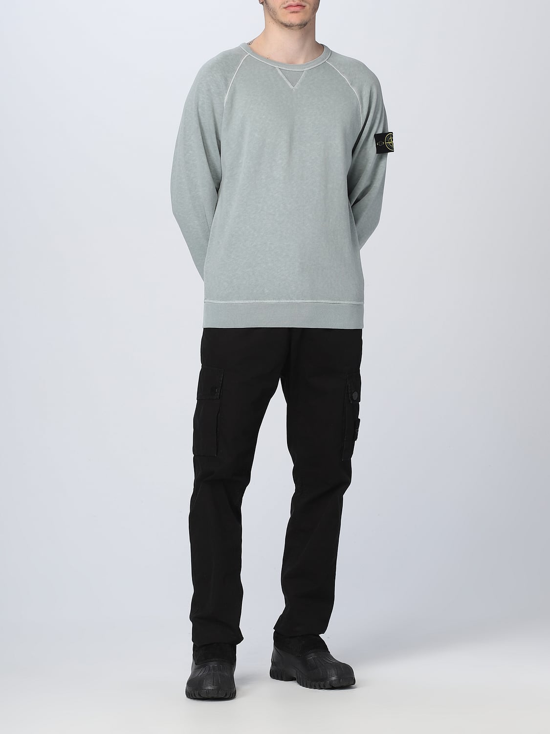 STONE ISLAND SUDADERA: Sudadera hombre Stone Island, Gris Humo - Img 2