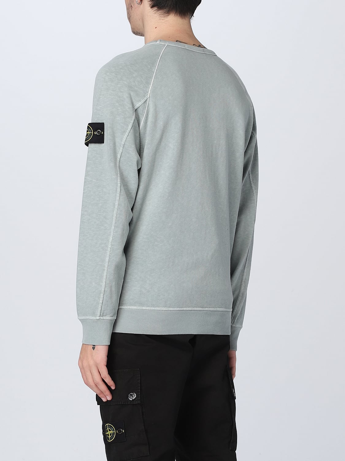 STONE ISLAND SUDADERA: Sudadera hombre Stone Island, Gris Humo - Img 3