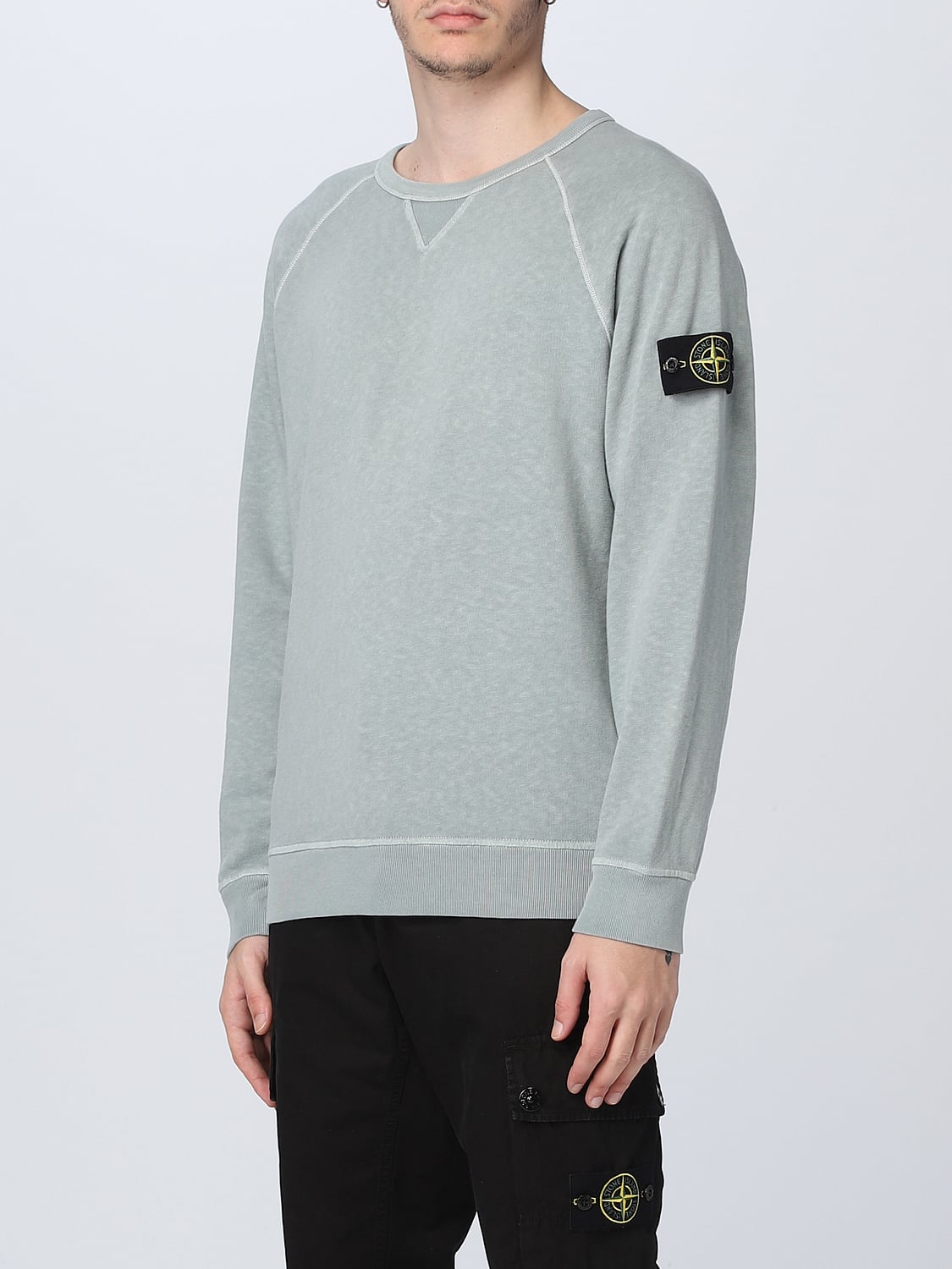 STONE ISLAND SUDADERA: Sudadera hombre Stone Island, Gris Humo - Img 4