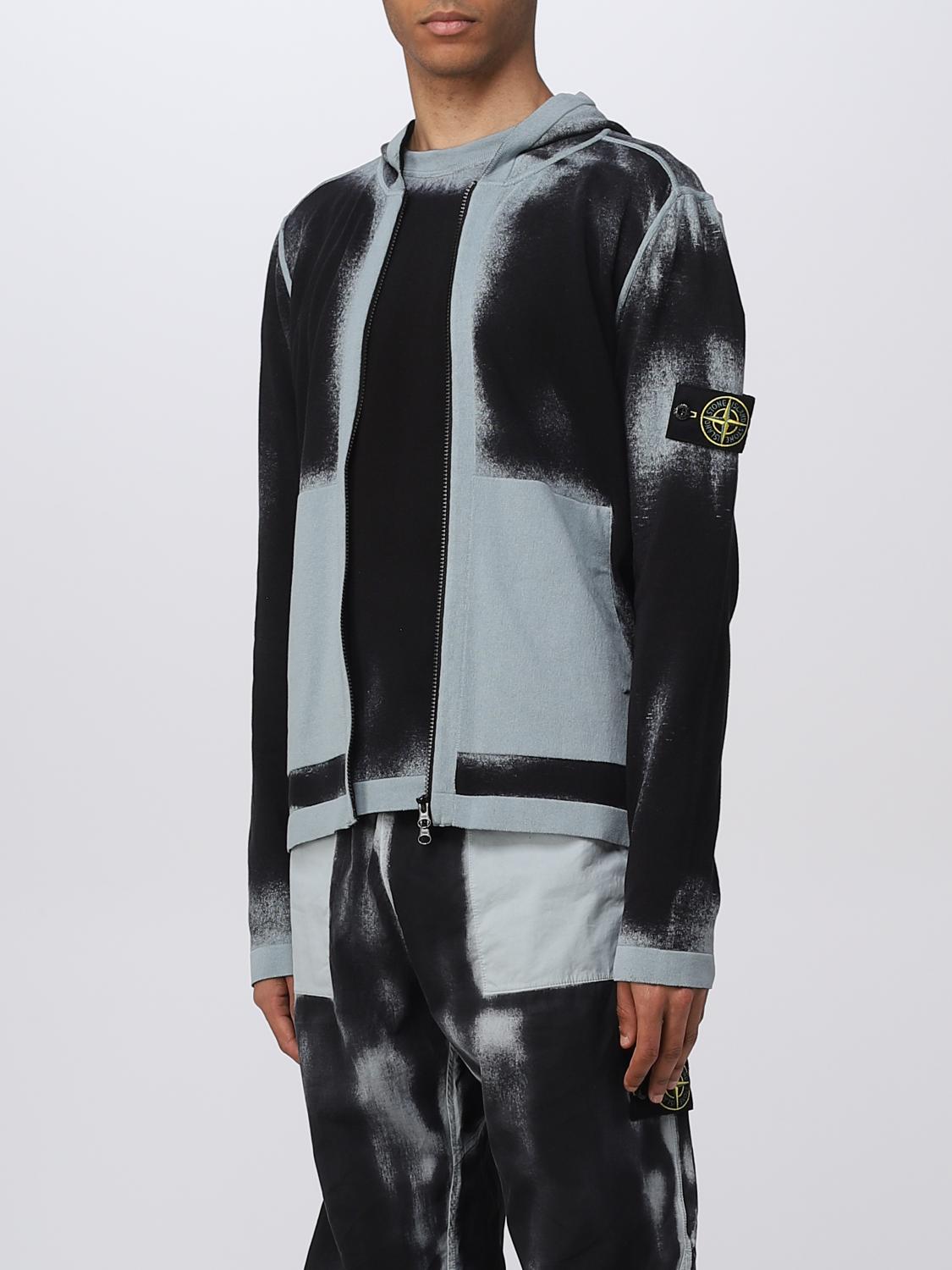 STONE ISLAND STRICKJACKE: Pullover herren Stone Island, Hellblau - Img 4