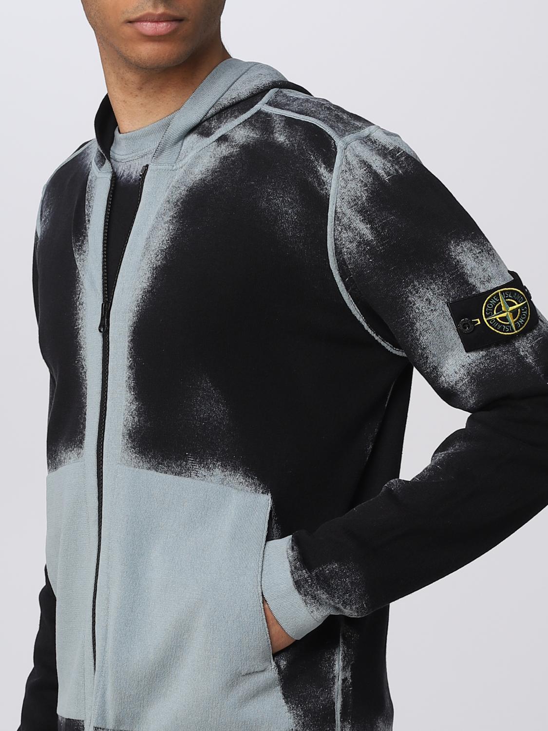 STONE ISLAND STRICKJACKE: Pullover herren Stone Island, Hellblau - Img 5