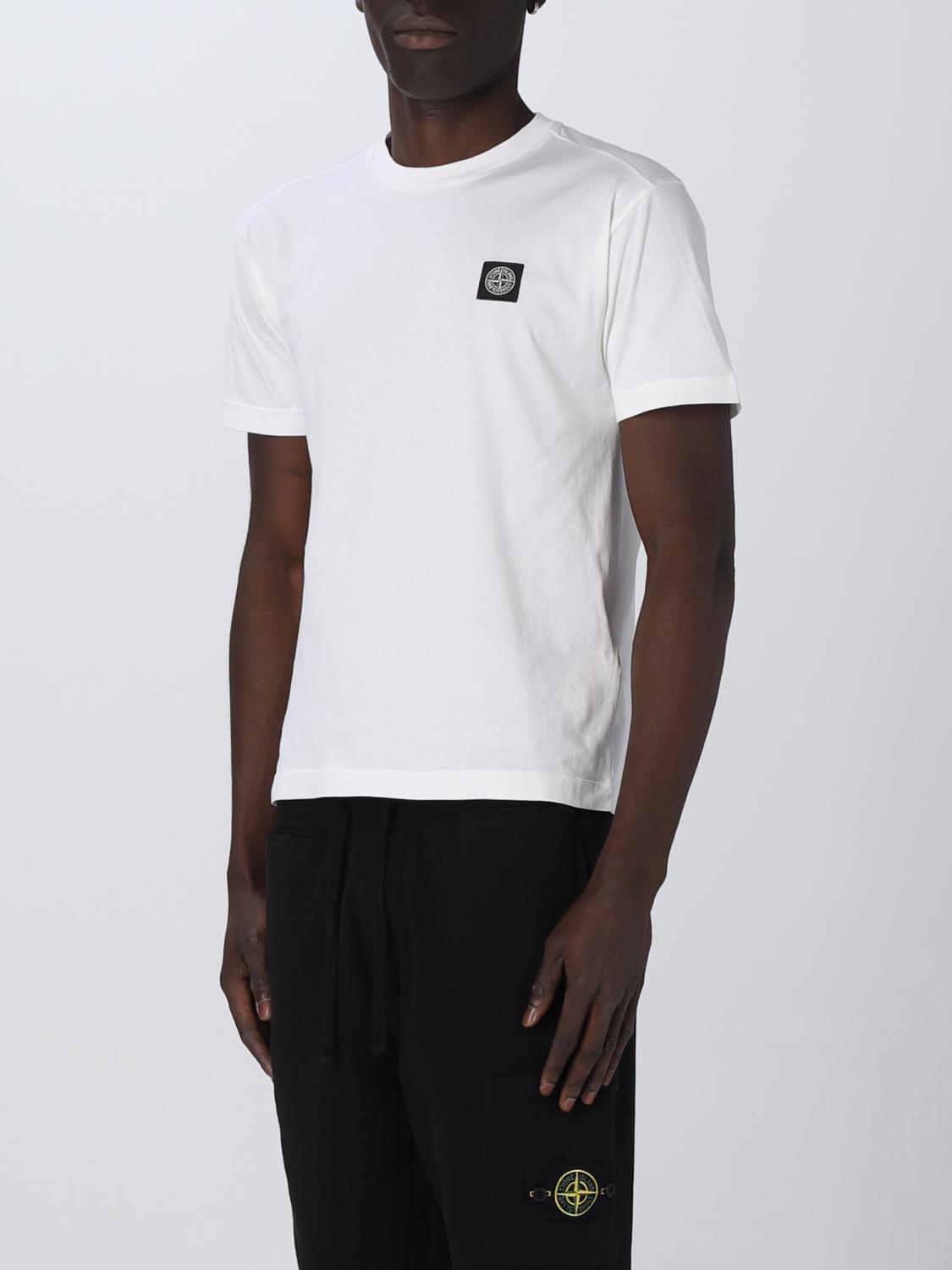 STONE ISLAND T-SHIRT: T-shirt men Stone Island, White - Img 4