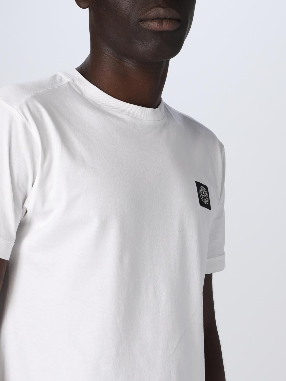 STONE ISLAND T-SHIRT: T-shirt men Stone Island, White - Img 5