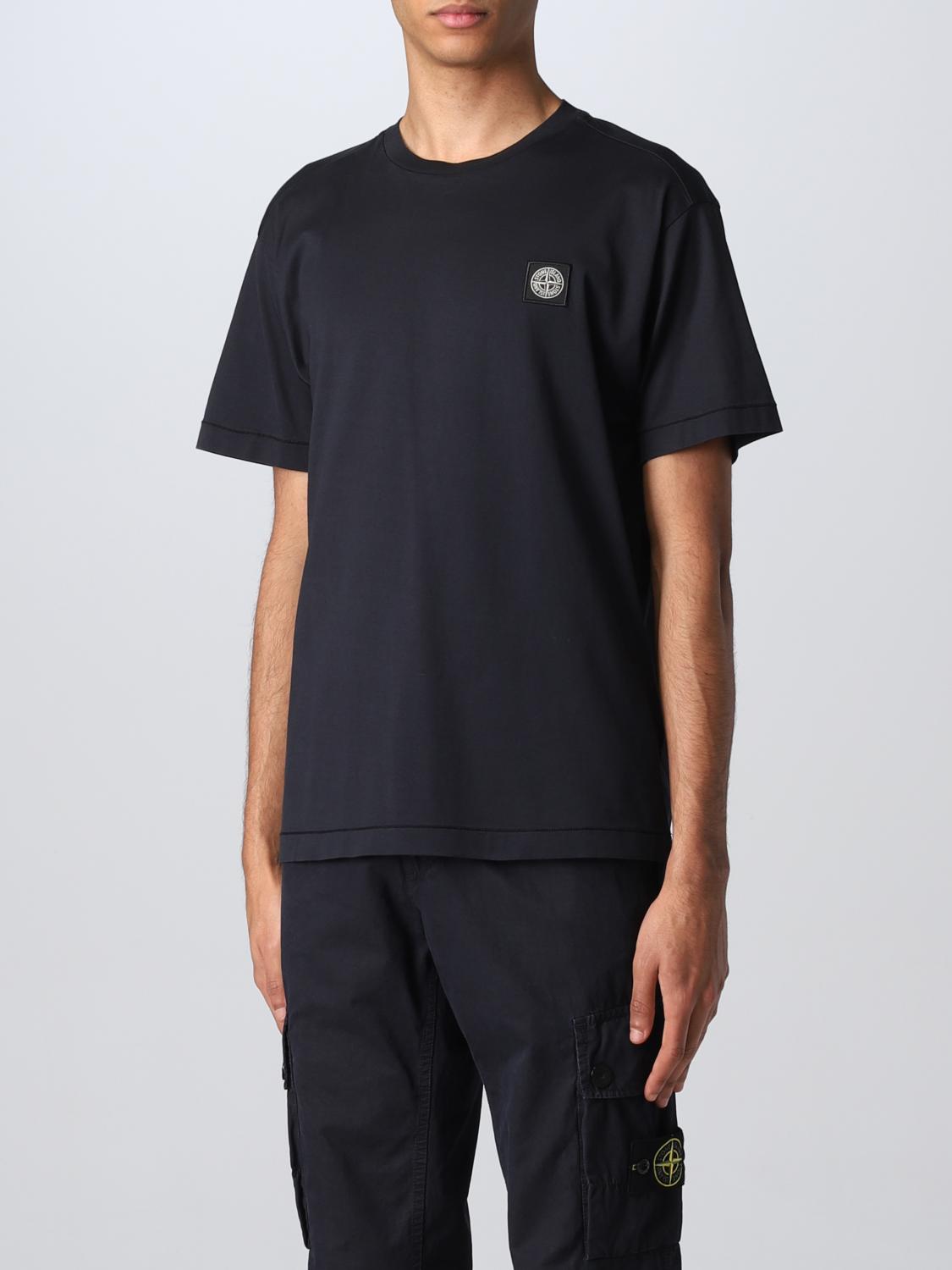 STONE ISLAND CAMISETA: Camiseta hombre Stone Island, Azul Oscuro - Img 4