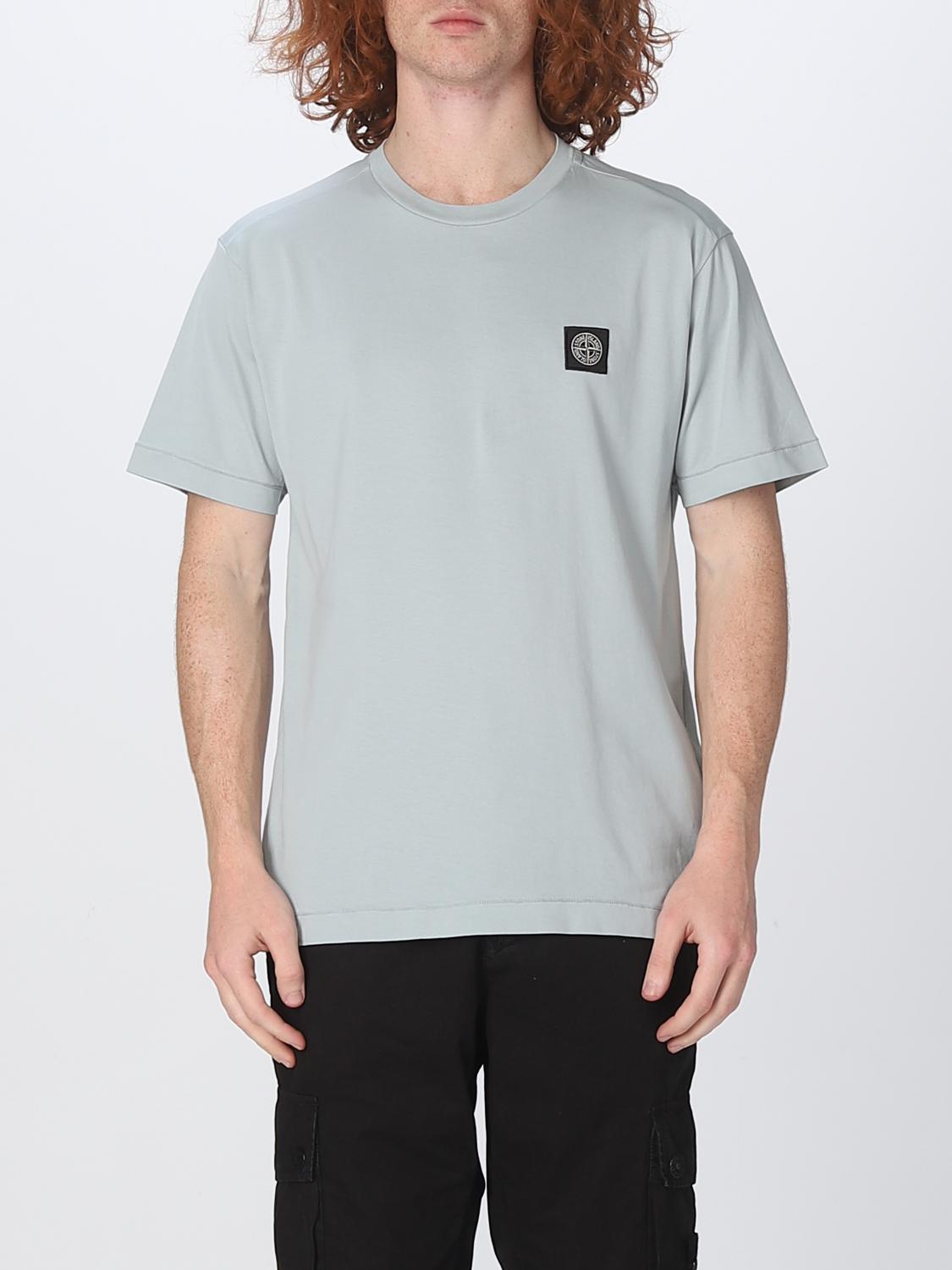 STONE ISLAND CAMISETA: Camiseta hombre Stone Island, Azul Claro - Img 1