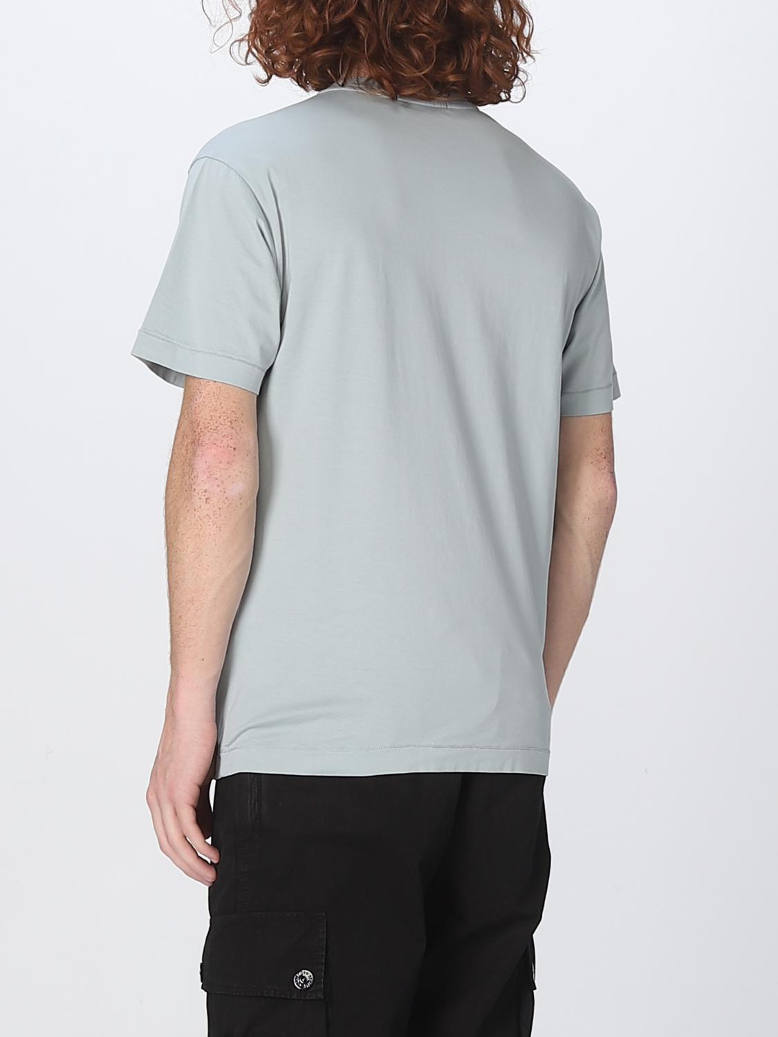 STONE ISLAND CAMISETA: Camiseta hombre Stone Island, Azul Claro - Img 3