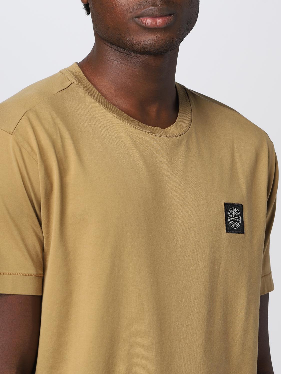 STONE ISLAND CAMISETA: Camiseta hombre Stone Island, Beige - Img 5