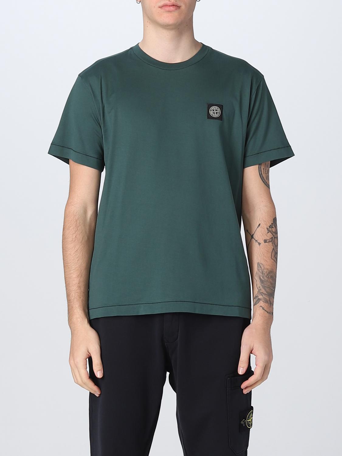 STONE ISLAND CAMISETA: Camiseta hombre Stone Island, Petróleo Azul - Img 1