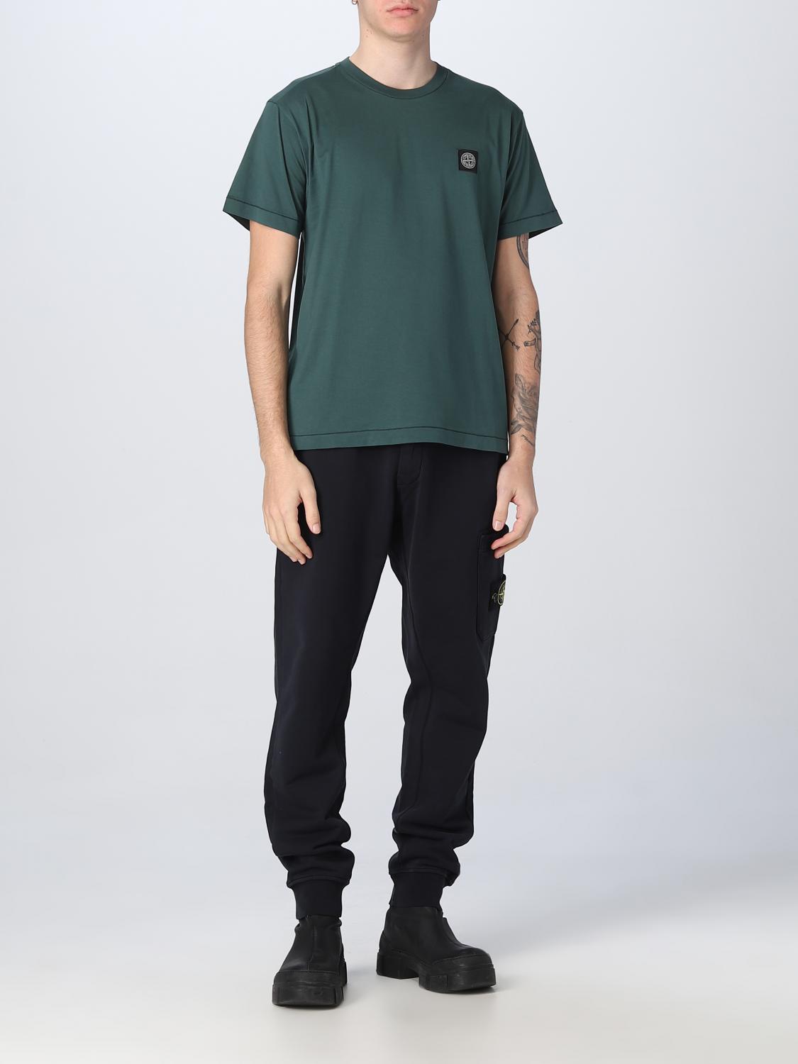 STONE ISLAND CAMISETA: Camiseta hombre Stone Island, Petróleo Azul - Img 2