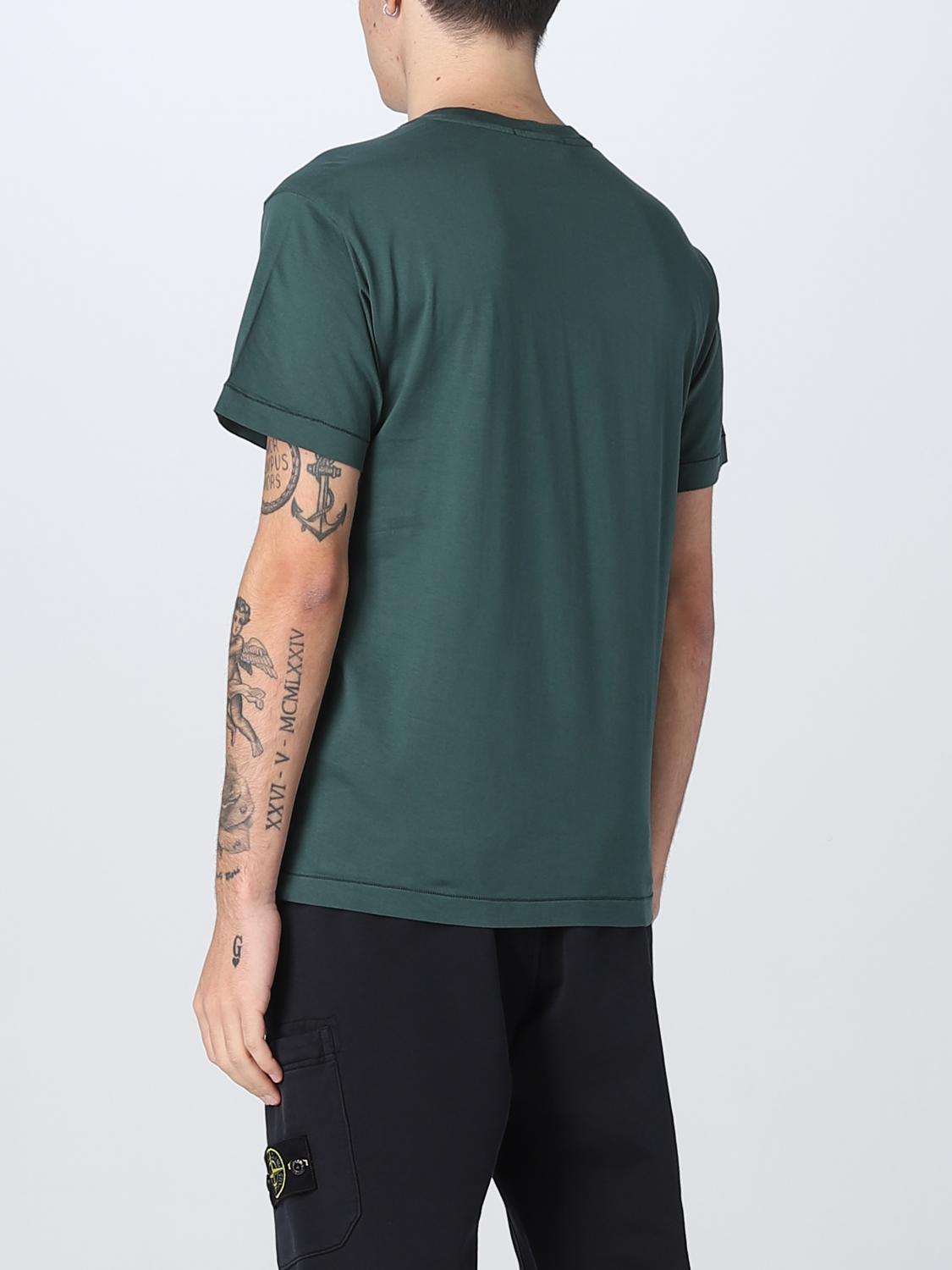 STONE ISLAND CAMISETA: Camiseta hombre Stone Island, Petróleo Azul - Img 3