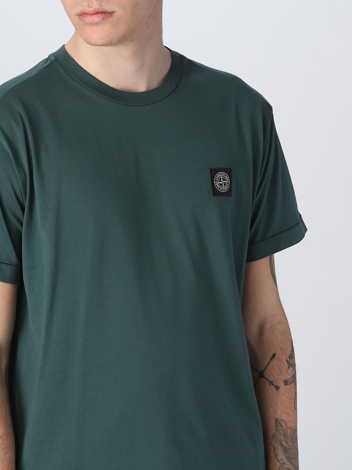 STONE ISLAND CAMISETA: Camiseta hombre Stone Island, Petróleo Azul - Img 5