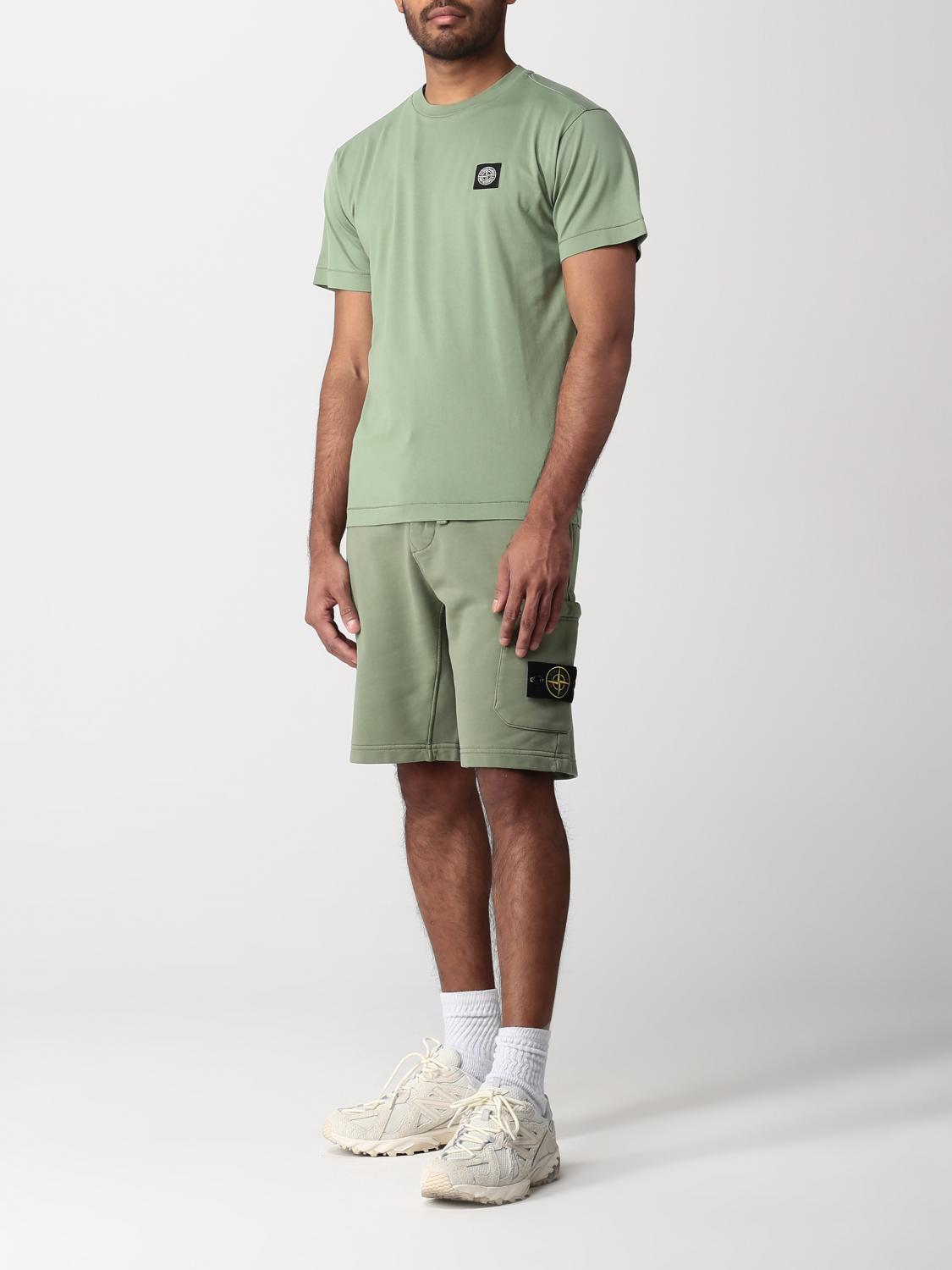 STONE ISLAND T-SHIRT: T-shirt men Stone Island, Sage - Img 2