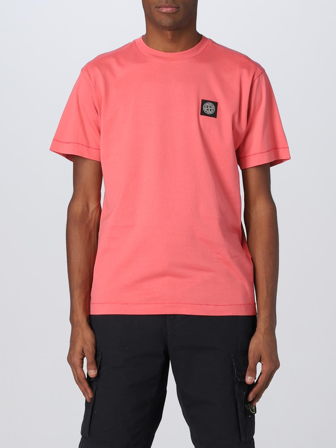 STONE ISLAND CAMISETA: Camiseta hombre Stone Island, Ciclamen - Img 1