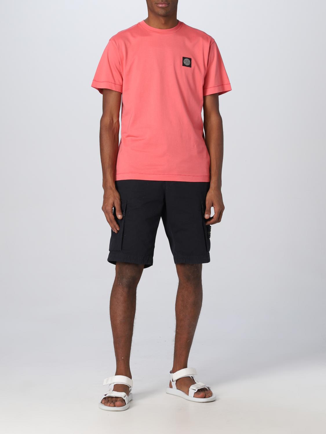 STONE ISLAND CAMISETA: Camiseta hombre Stone Island, Ciclamen - Img 2