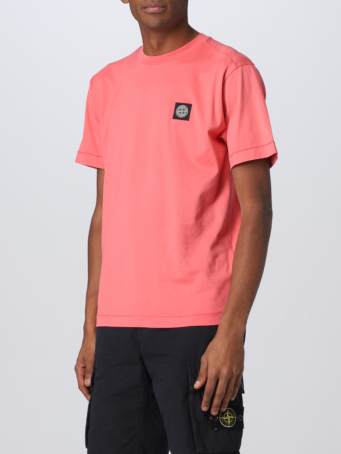 STONE ISLAND CAMISETA: Camiseta hombre Stone Island, Ciclamen - Img 4