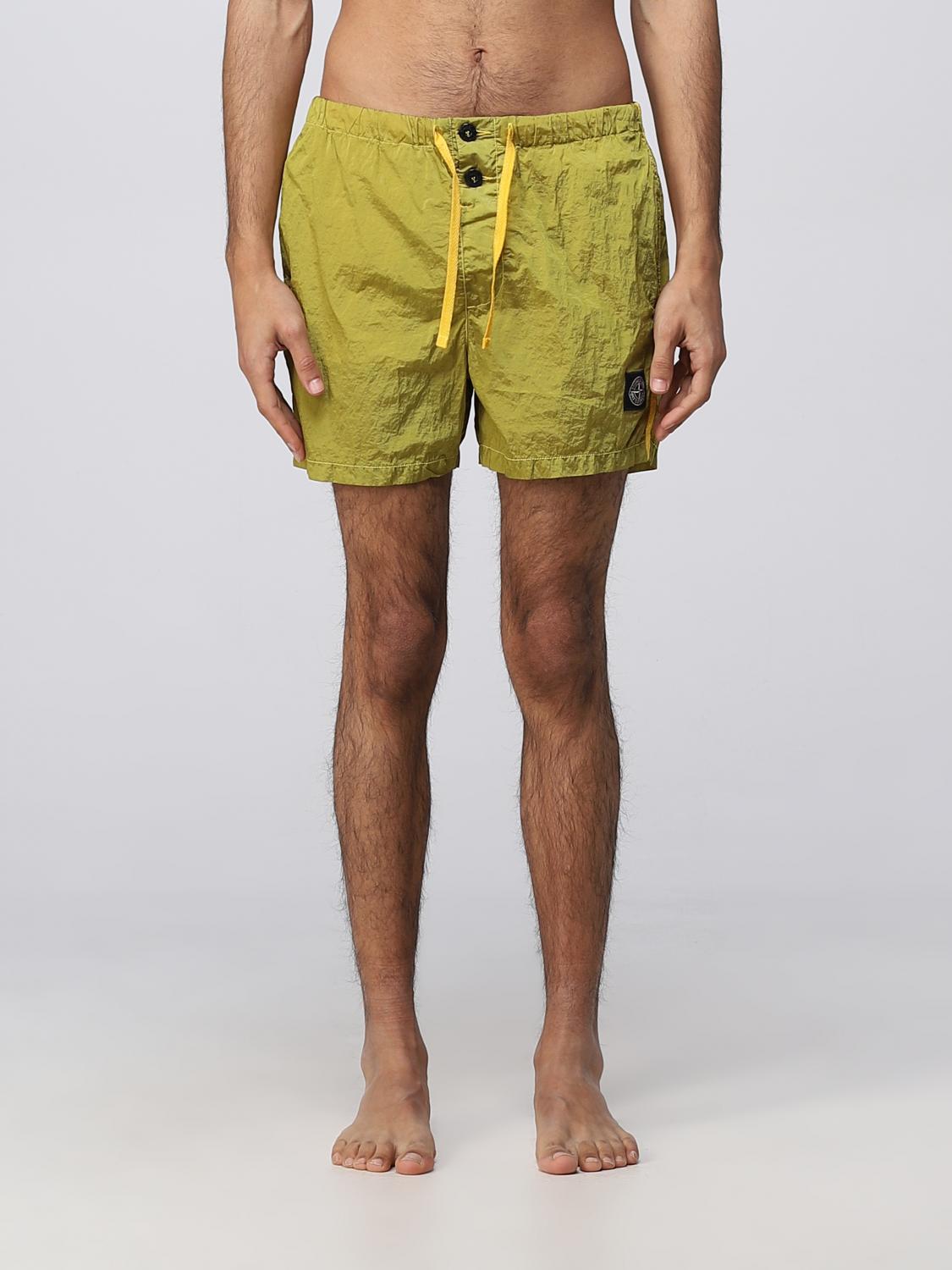 STONE ISLAND BADEMODE: Bademode herren Stone Island, Gelb - Img 1