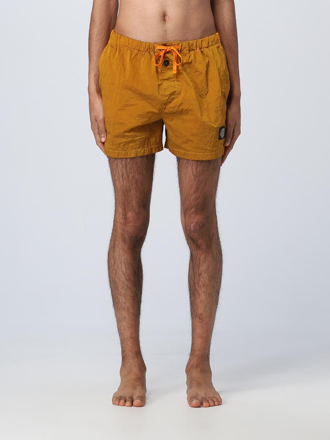 STONE ISLAND BADEMODE: Bademode herren Stone Island, Orange - Img 1