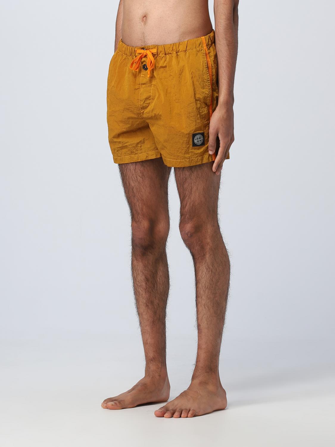 STONE ISLAND BADEMODE: Bademode herren Stone Island, Orange - Img 3