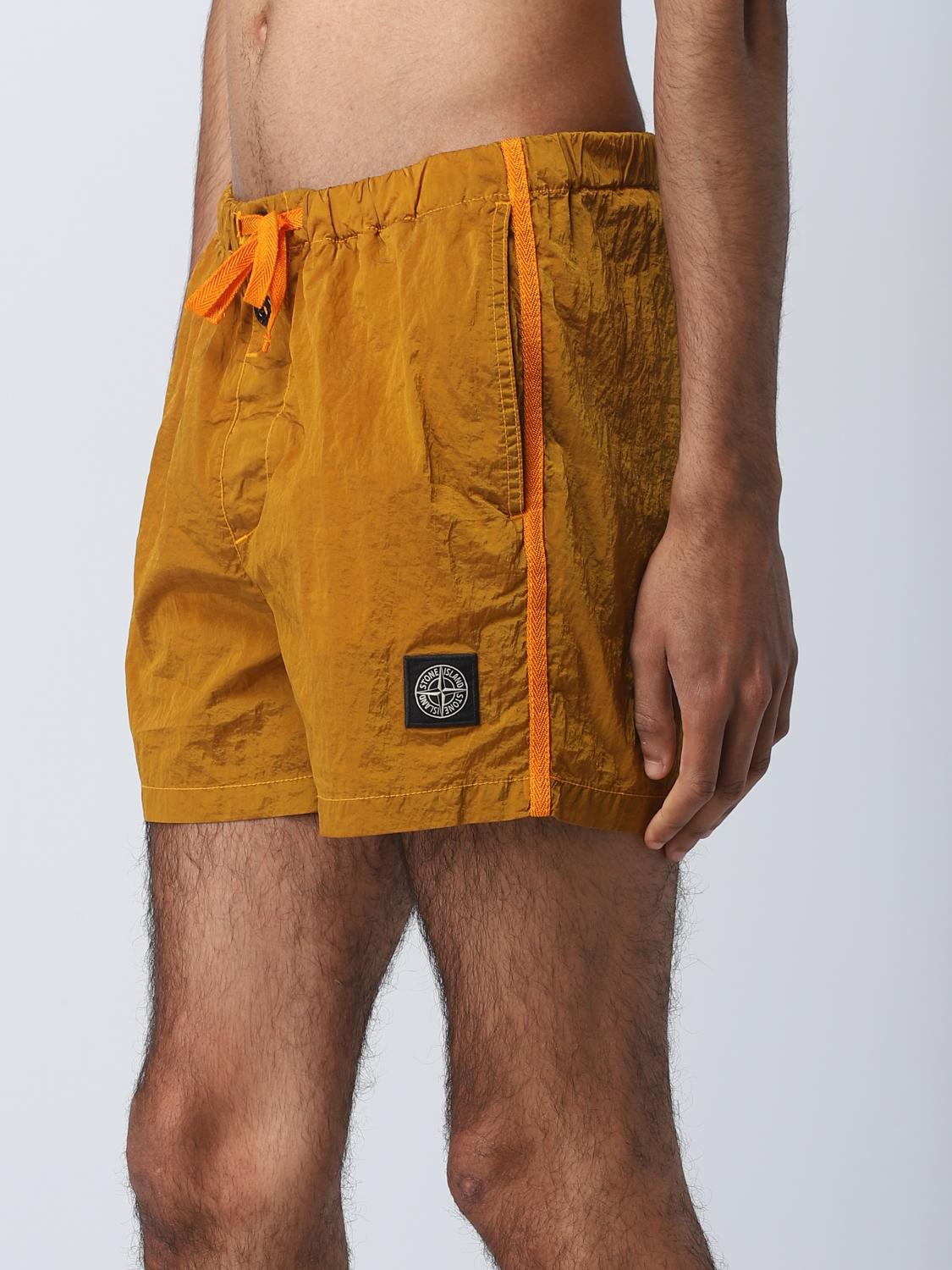 STONE ISLAND BADEMODE: Bademode herren Stone Island, Orange - Img 4