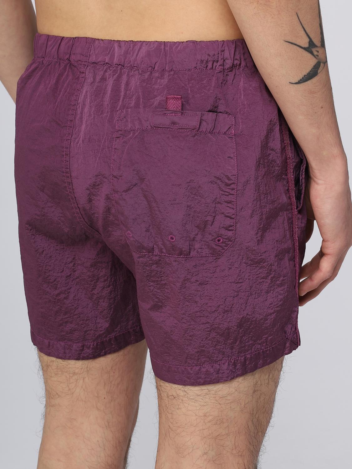 STONE ISLAND BADEMODE: Bademode herren Stone Island, Violett - Img 4