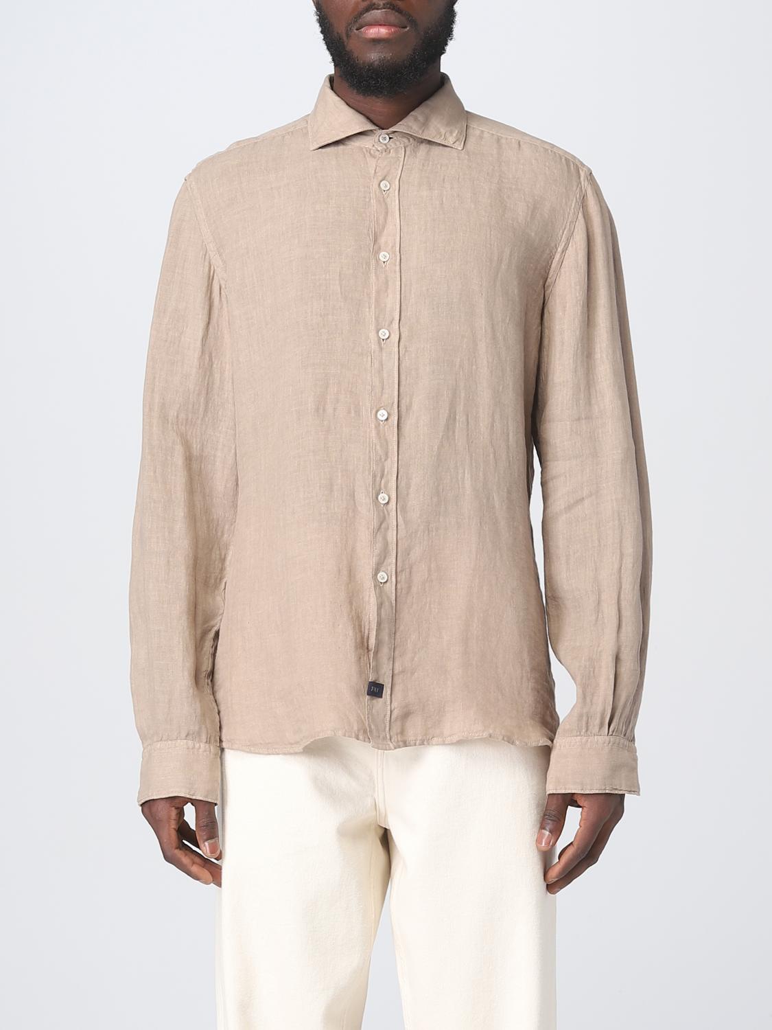 FAY HEMD: Hemd herren Fay, Beige - Img 1