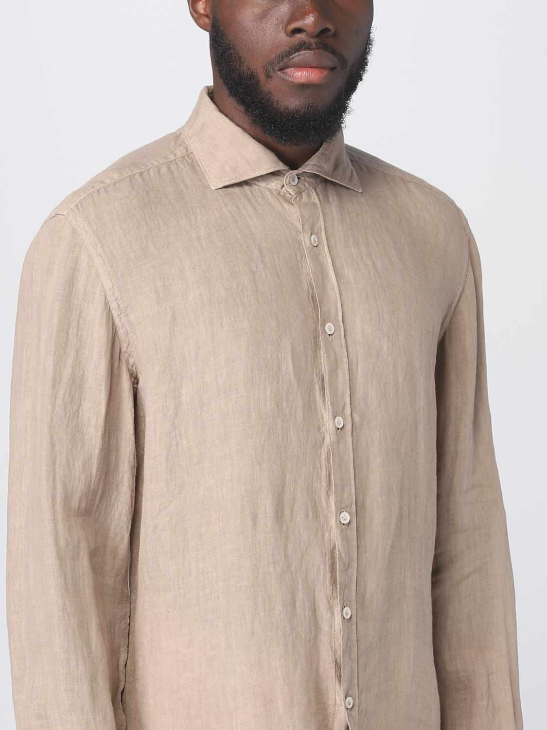 FAY HEMD: Hemd herren Fay, Beige - Img 3