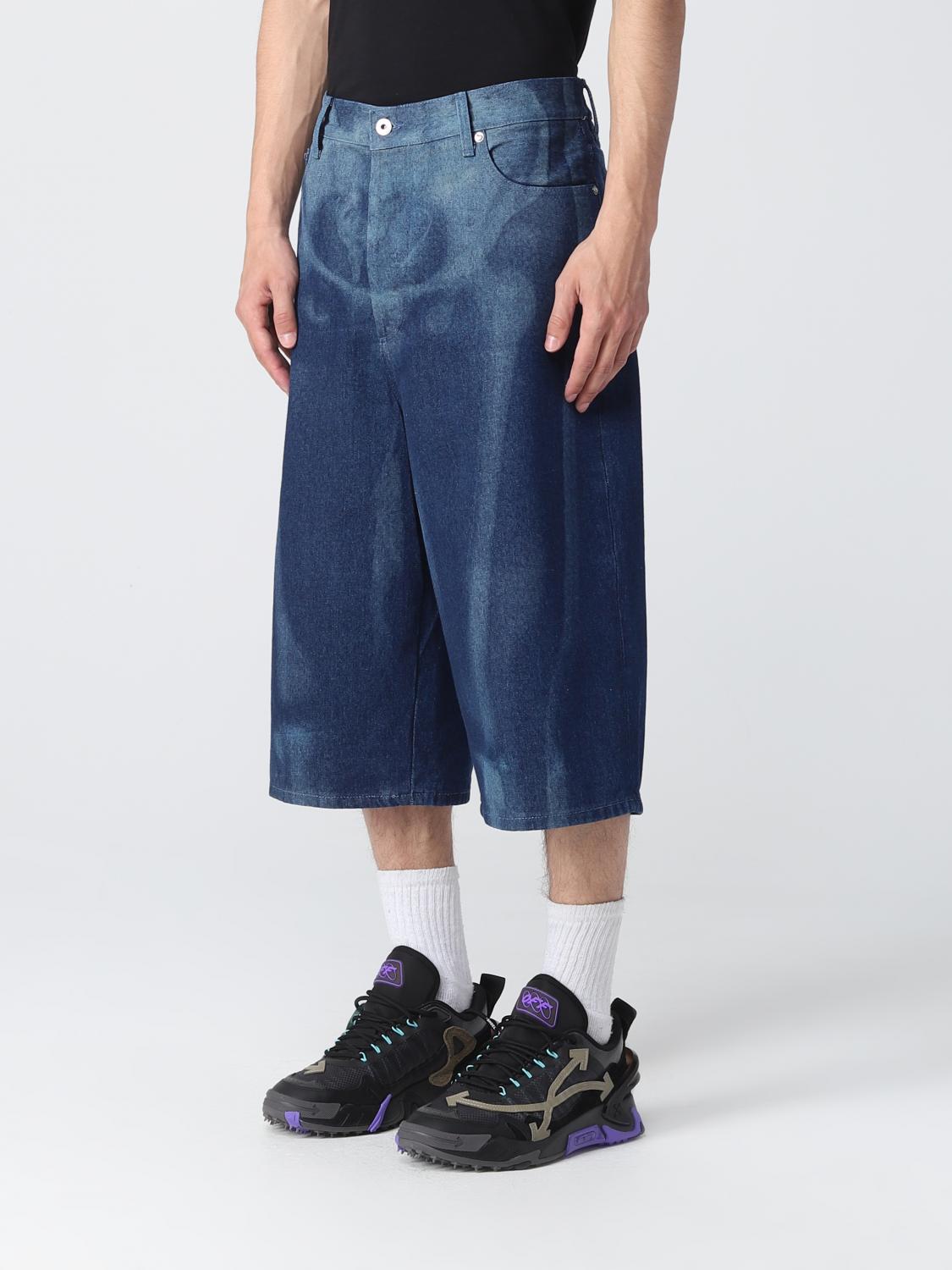 OFF-WHITE SHORTS: Off-white Body Scan jeans in denim, Denim - Img 4