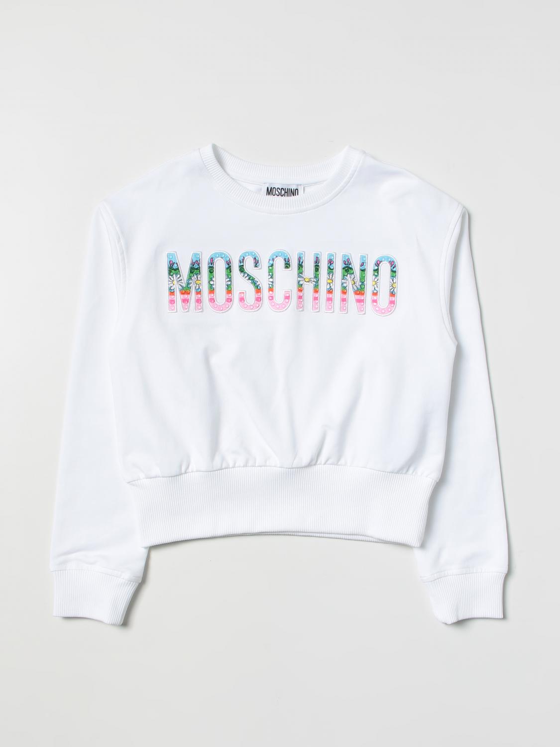 MOSCHINO PULLOVER: Pullover kinder Moschino Kid, Weiß - Img 1