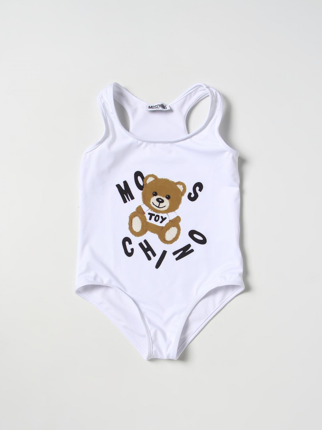 MOSCHINO BADEMODE: Bademode kinder Moschino Kid, Weiß - Img 1