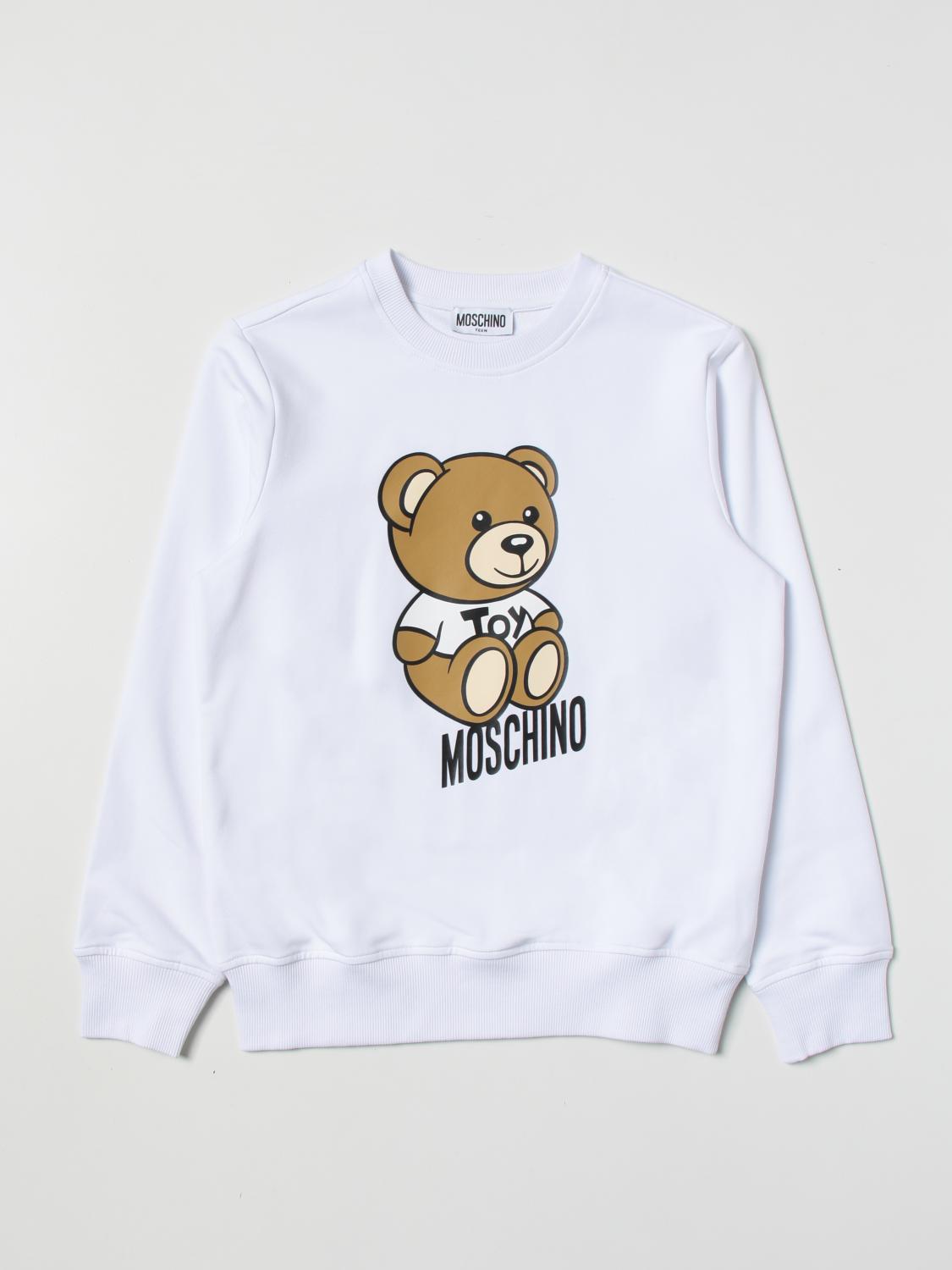 MOSCHINO PULLOVER: Pullover kinder Moschino Kid, Weiß - Img 1